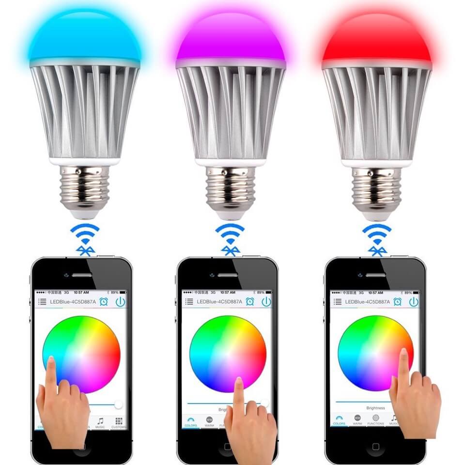 Умная лампочка 7,5 Вт Luminous BT Smart LED Bulb Е27 (управление светом по  Bluetooth со смартфона) купить недорого. Лучшие гаджеты у нас.