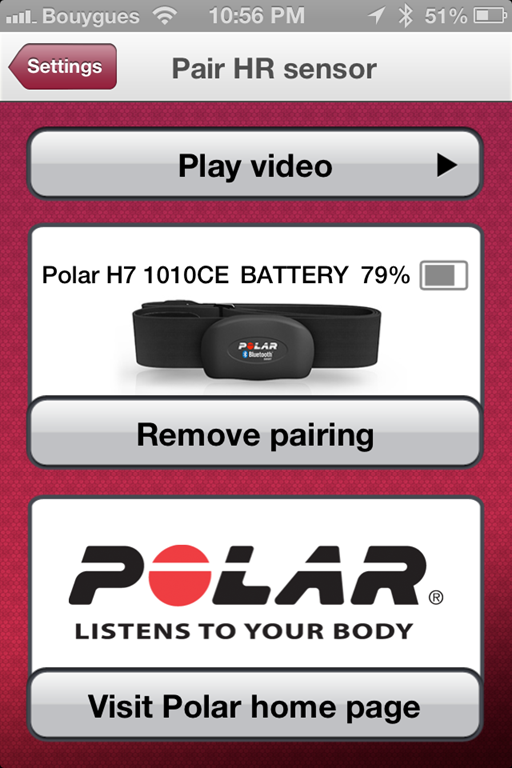 Polar Beat Bluetooth Smart App 