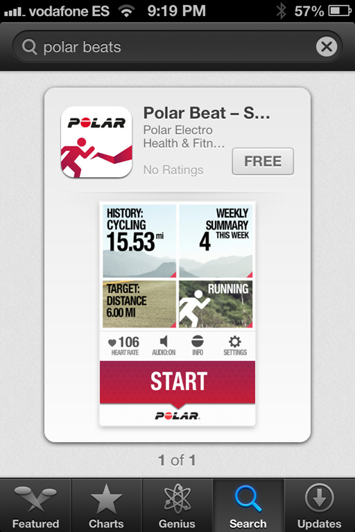 polar beat app