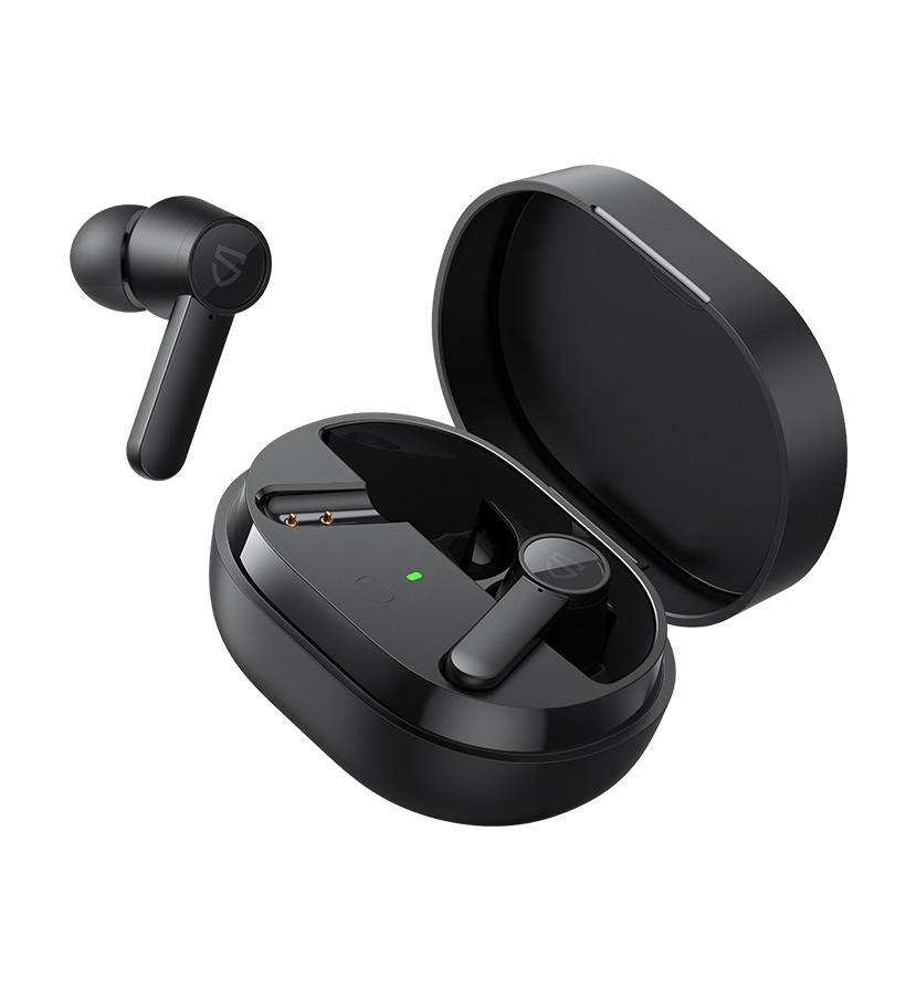 Наушники SoundPEATS TWS Q, Bluetooth 5.0, 300мАч,d10мм, IPX5