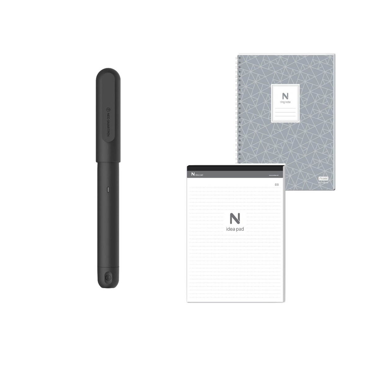Учебный сет Neo SmartPen Dimo (Умная ручка Neo SmartPen Dimo + 1 блокнот Neo N Idea Pad + 1 Блокнот Neo N Ring)