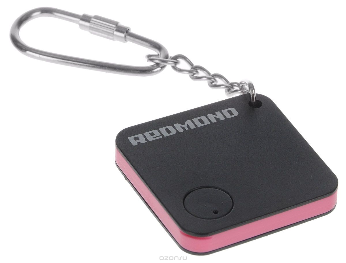 Умный трекер REDMOND SkyTracker 08S, синхронизация со смартфоном (анти-кража) черный+розовый