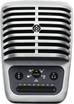 Микрофон цифровой конденсаторный SHURE MV51/A серебристый