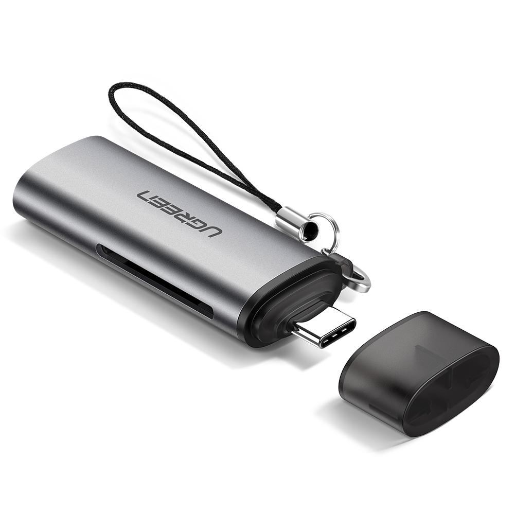 Ugreen 50704 Кардридер USB-C 3.1 для карт памяти TF / SD - USB-C SD Card Reader