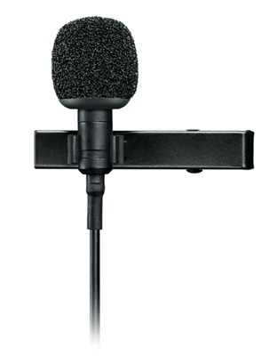 Микрофон всенаправленный конденсаторный петличный SHURE MVL/A черный