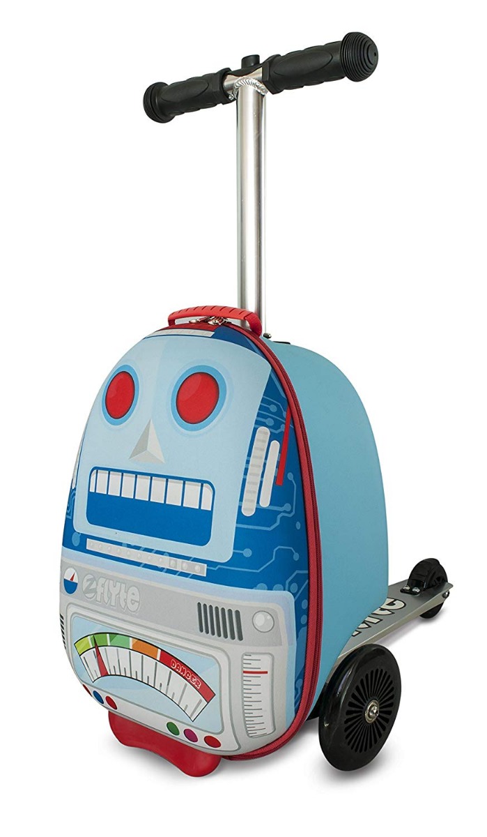 Самокат-чемодан Робот, мини ZINC