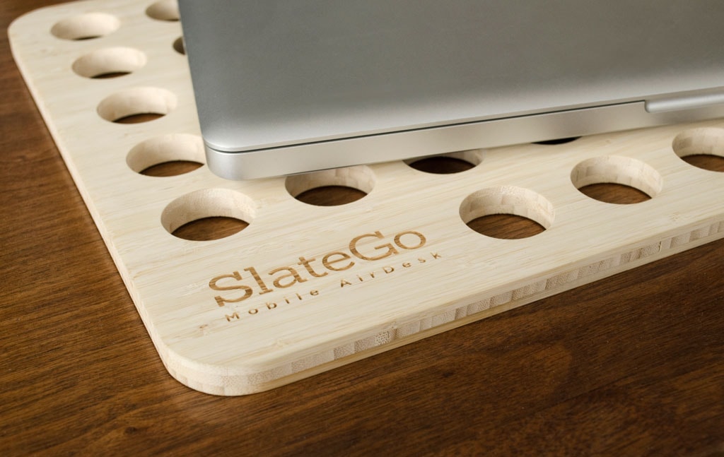 iSkelter SlateGo и SlateGo mini Mobile AirDesk - портативный дорожный столик для ноутбука