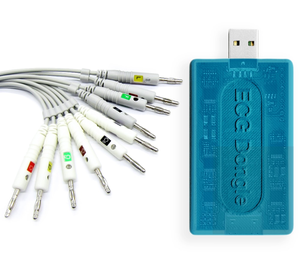 Кардиофлешка ECG Dongle Full Set (устройство и комплект электродов)