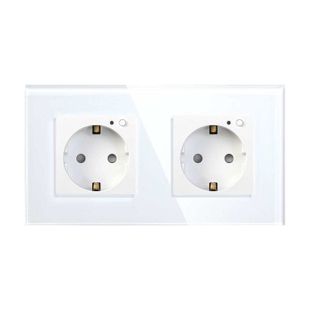 Умная встраиваемая Wi-Fi розетка HIPER IoT Outlet W02 Duo