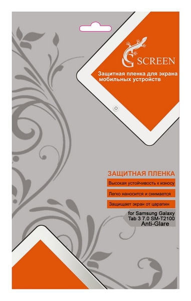 G-screen Anti Glare - защитная пленка для Samsung Galaxy Tab 3 7.0 SM-T2100/SM-T2110 (матовая)