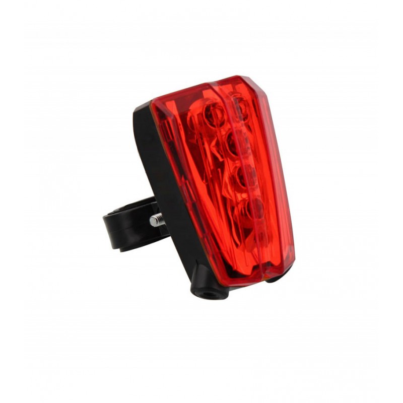 Большой задний LED фонарь TNB для велосипеда, черно-красный
