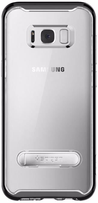 Spigen Crystal Hybrid (565CS20835) - чехол-накладка для Samsung Galaxy S8 (Black)