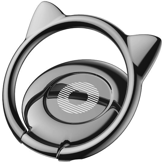 Baseus Cat Ear Ring Bracket (SUMA-01) - кольцо-держатель (Black)