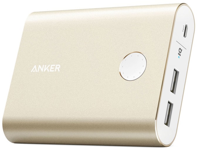 Anker PowerCore+ 13400 mAh (A1316HB1) - внешний аккумулятор (Gold)