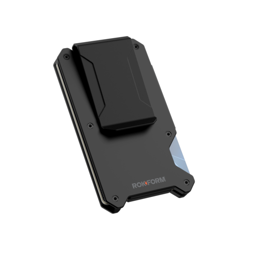 Алюминиевый магнитный кошелек Rokform Aluminum Magnetic Wallet с блокировкой RFID. Материал: алюминий. Цвет: черный.