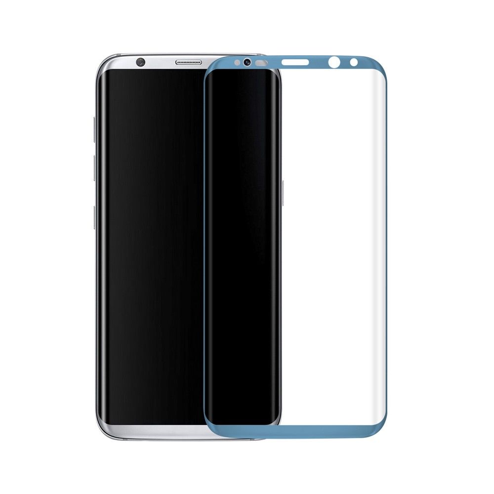 Защитное стекло для Samsung Galaxy S8+ (голубой)