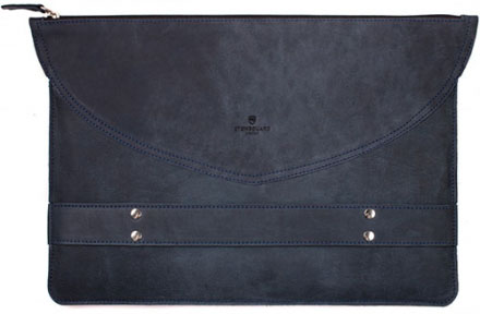 Stoneguard 521 (SG5210102) - кожаный чехол-папка для MacBook Pro 13 (Ocean)