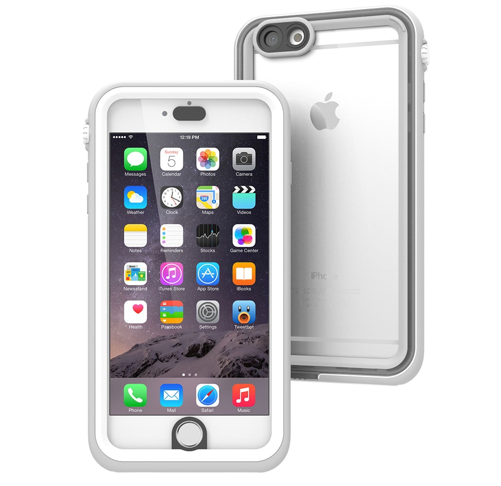 Catalyst Waterproof Case (CATIPHO6PWHT) - водонепроницаемый чехол для iPhone 6 Plus (White/Mist Gray)