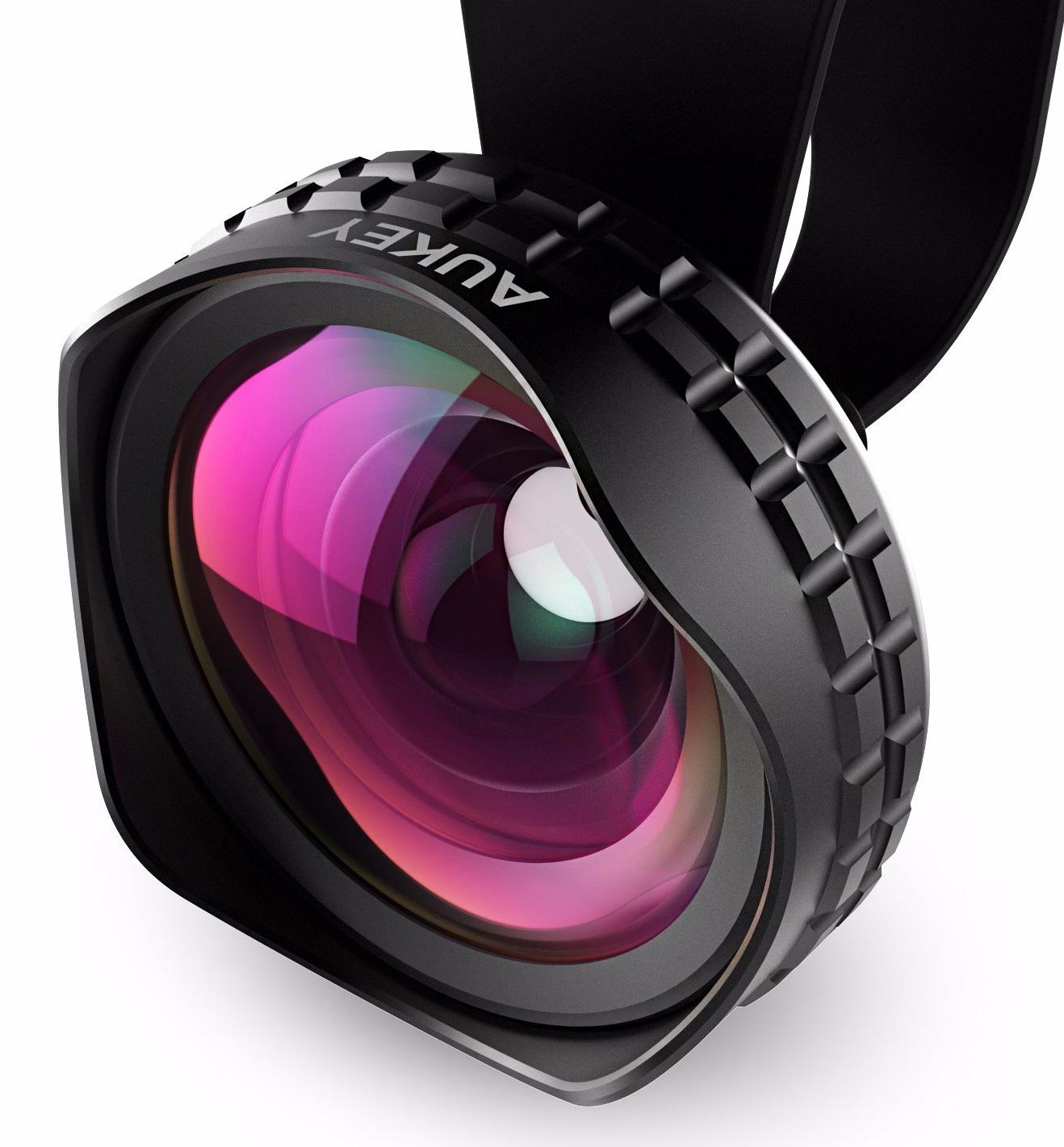 Aukey Optic Pro Wide Angle Lens (PL-WD01) - широкоугольный объектив для мобильных устройств (Black)