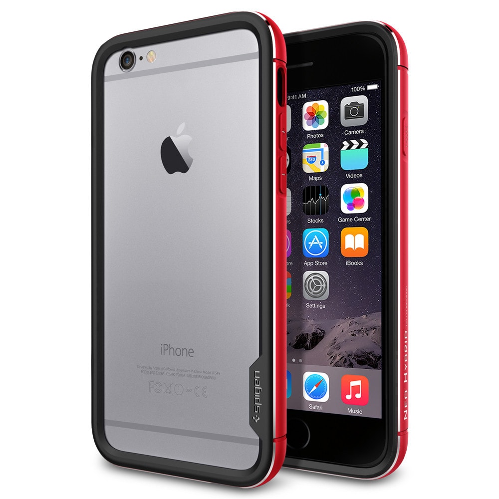 Spigen Neo Hybrid EX Metal Series (SGP11189) - бампер для iPhone 6S/6 4.7" (Metal Red)
