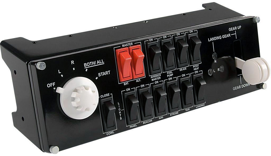 Контроллер для игровых авиасимуляторов Logitech Flight Switch Panel 945-000012 (Black)