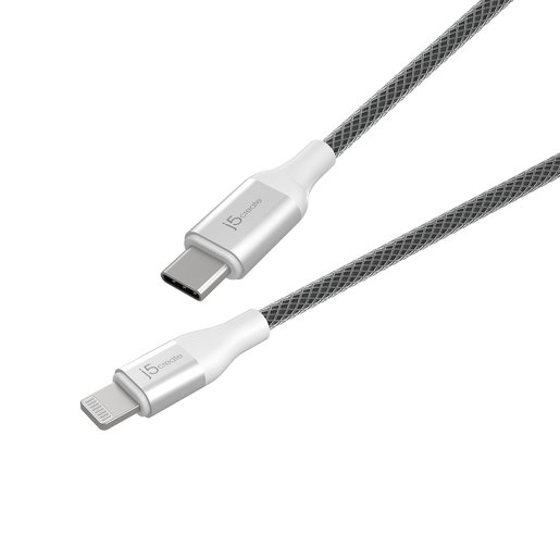 Кабель j5create USB-C на Lightning. Цвет: белый.