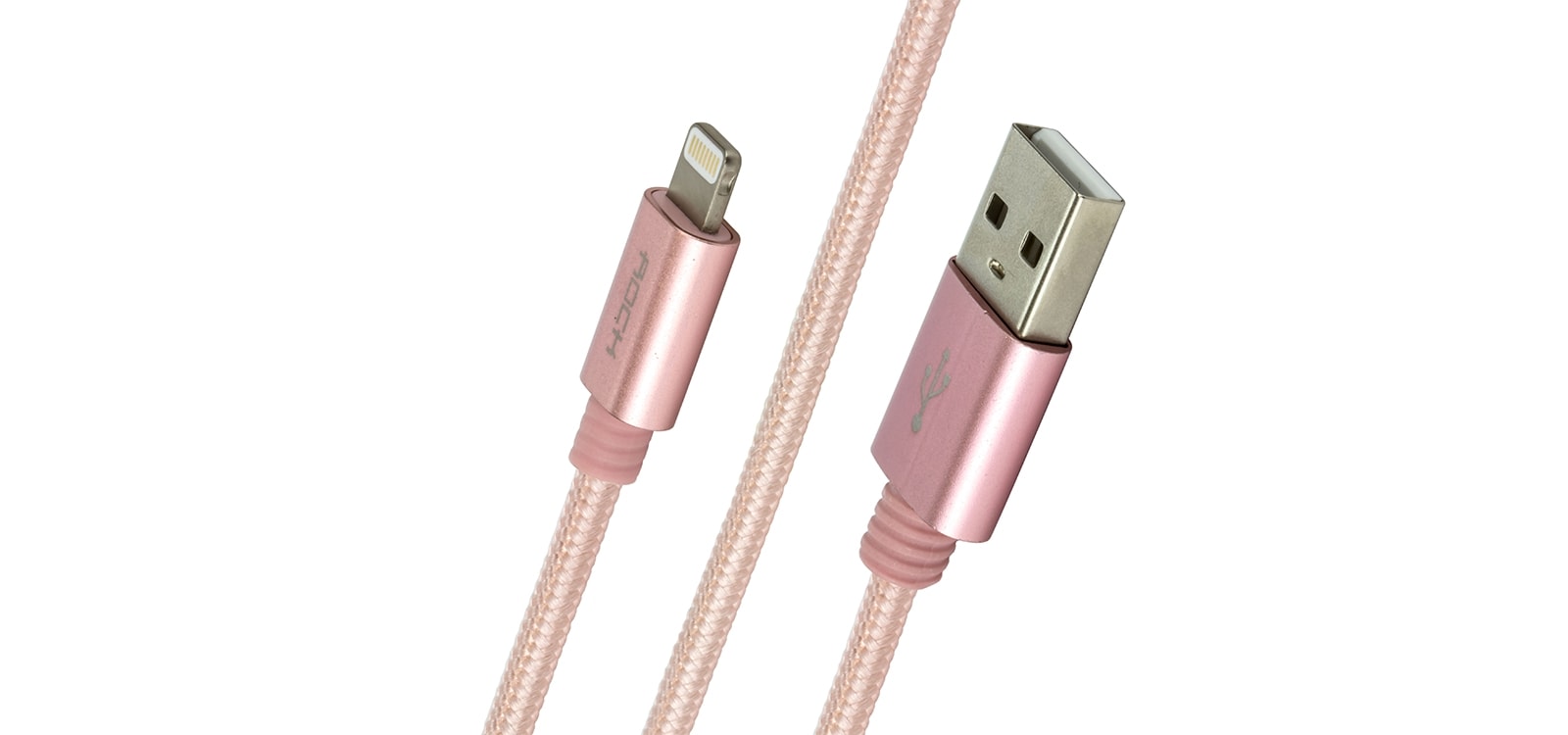 Кабель USB/Lightning Rock MFI Charge & Sync Round Cable II 1800mm (RCB0456)