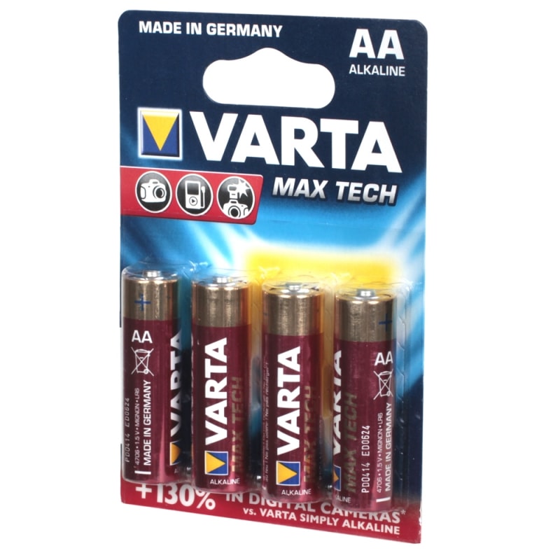 Батарейка VARTA MAX TECH AA упаковка 4 шт.
