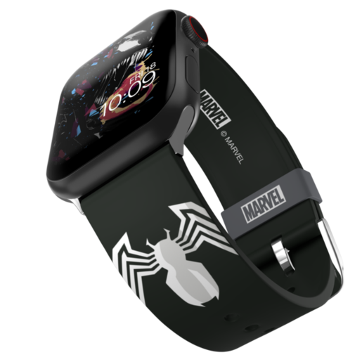 Ремешок MobyFox Marvel Insignia Collection Venom, черный (для Apple Watch, все размеры)