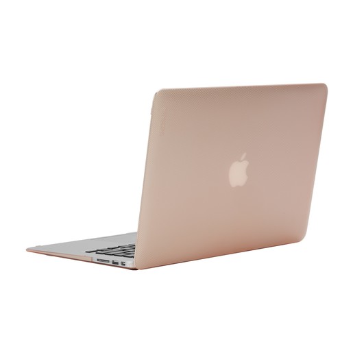 Чехол-накладка для ноутбука MacBook Pro 13" with Thunderbolt 3 (USB-C). Материал пластик. Цвет светло-розовый.