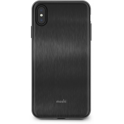 Чехол Moshi iGlaze для iPhone XS Max. Материал пластик. Цвет черный.