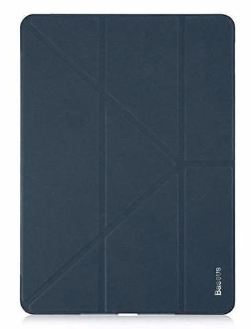 Baseus Simplism Y-Type Leather Case (LTAPIPD-F15) - чехол-книжка для iPad Pro 10.5 (Dark Blue)