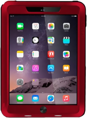 Love Mei Powerful - ударопрочный чехол для iPad Air (Red)