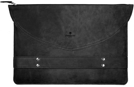 Stoneguard 521 (SG5210104) - кожаный чехол-папка для MacBook Pro 13 (Black)