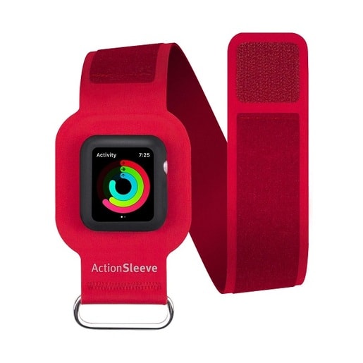 Cпортивный чехол на руку Twelve South Action Sleeve Armband для Apple Watch 42mm. Цвет красный.