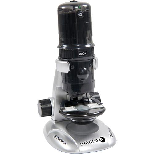 Цифровой микроскоп Celestron Amoeba (серый) (44326)