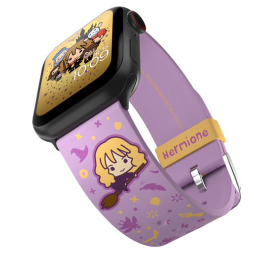 Ремешок MobyFox Harry Potter - Hermione Charms Edition, лиловый (для Apple Watch, все размеры)