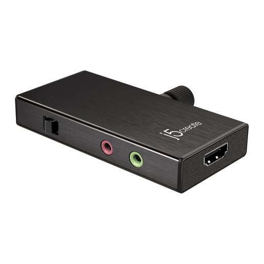 Внешняя карта видеозахвата j5create HDMI на USB-C с Power Delivery для прямых трансляций.