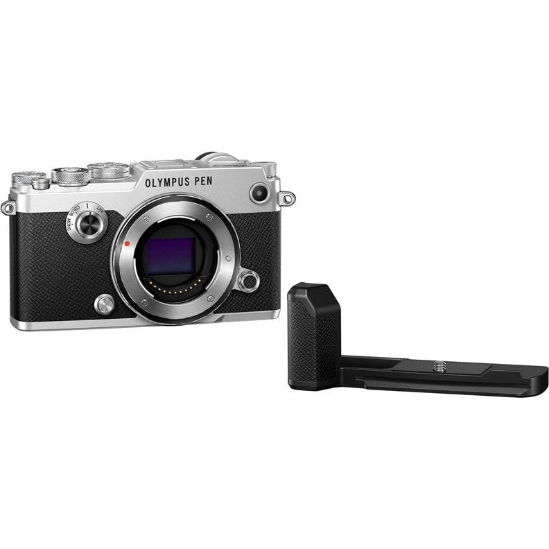 Цифровой фотоаппарат Olympus PEN-F Body silver + Рукоятка ECG-4 для PEN-F