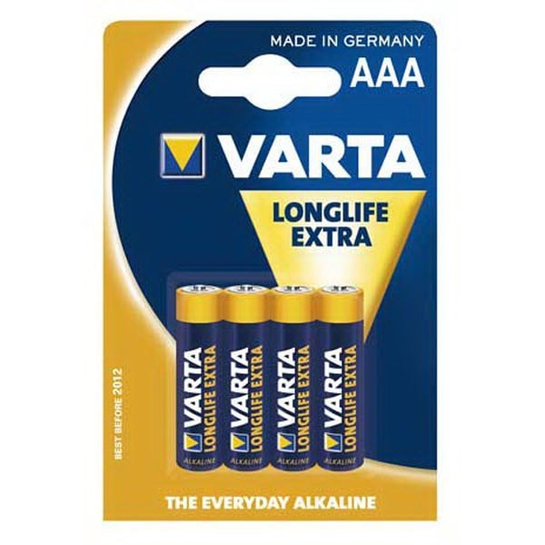 Батарейка VARTA LONGLIFE AAA бл 4
