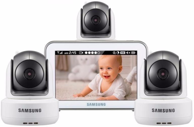 Samsung SEW-3043WPX3 - видеоняня на 3 камеры (White)