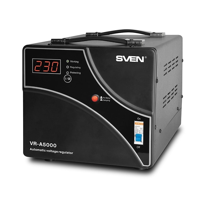 Автоматический стабилизатор напряжения SVEN VR-A5000 3000Вт