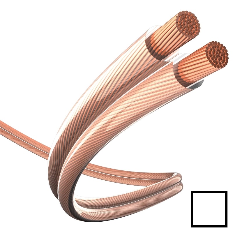 Акустический кабель In-Akustik Star LS cable 2x2.5 mm2 white м/кат (катушка 150м) #0030226