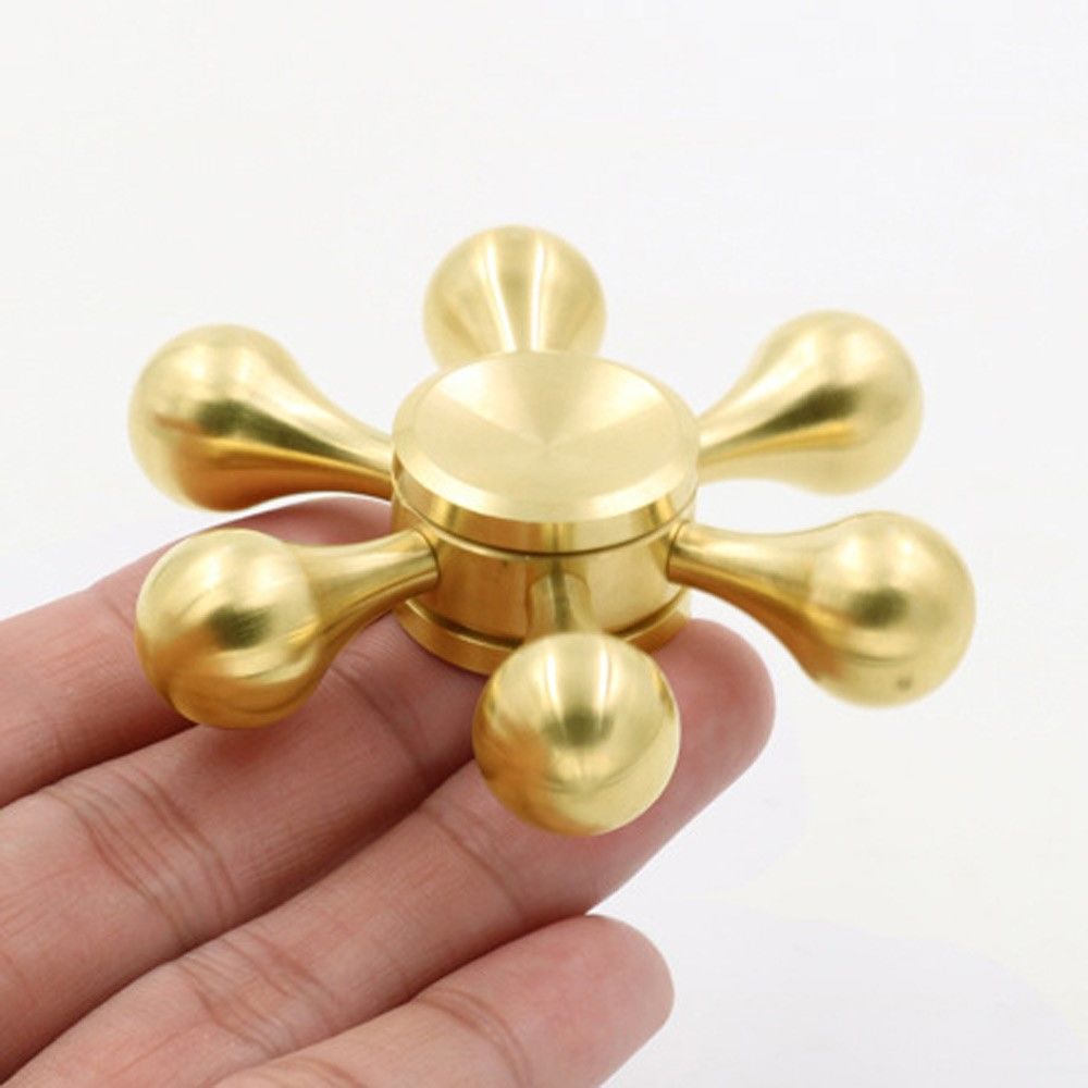 Металлический спиннер Hexagon-Spinner (золотой)