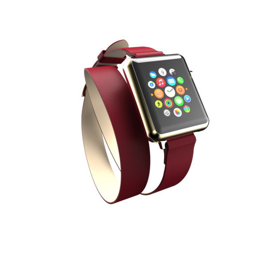 Ремешок Incipio Reese Double Wrap Band для часов Apple Watch 38mm. Материал кожа. Цвет красный.