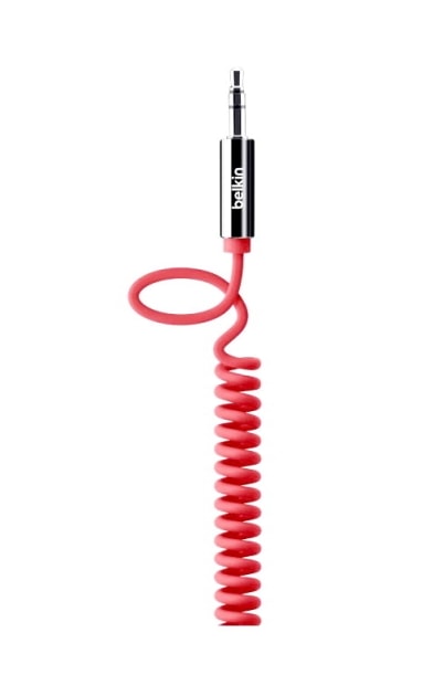 Belkin Mixit Coiled Audio Cable (AV10126cw06-RED) - аудиокабель (Red)