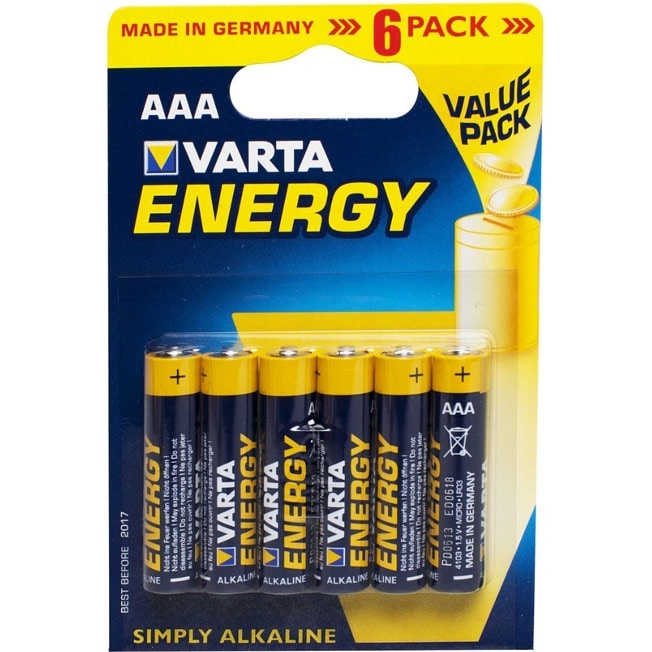 Элемент питания VARTA ENERGY AAA бл 6