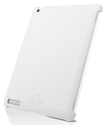 SGP Griff Series Leather Case (SGP07694) - чехол для iPad 2/iPad 3/iPad 4 (White)