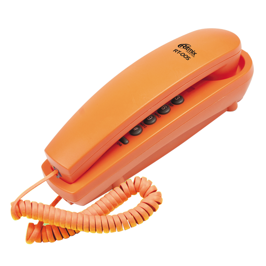 Проводной телефон RITMIX RT-005 orange