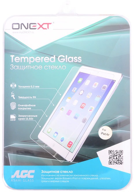 Onext Tempered Glass - защитное стекло для планшета iPad Air